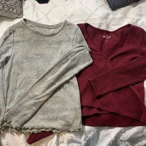 Long sleeve set (American eagle and hollister)